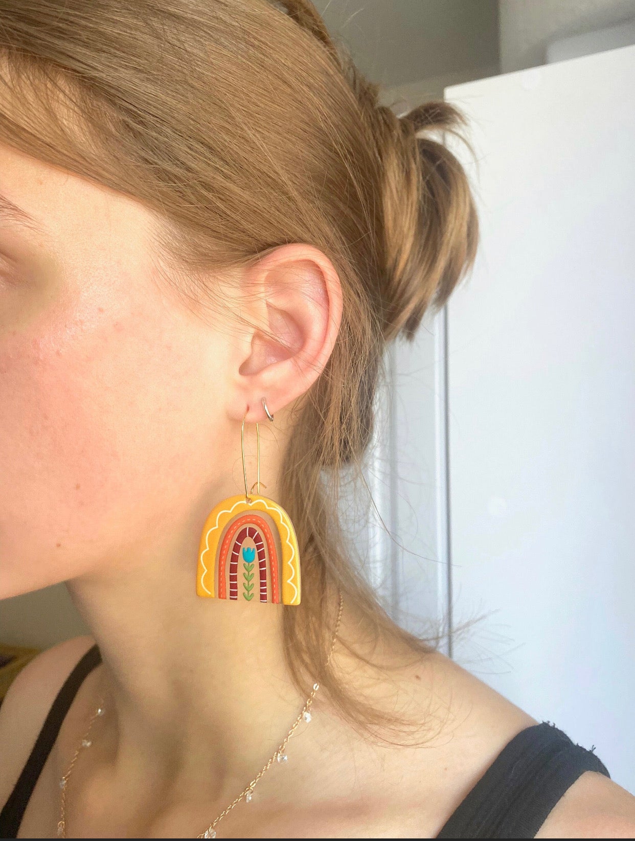 LOVE Rainbow Earrings