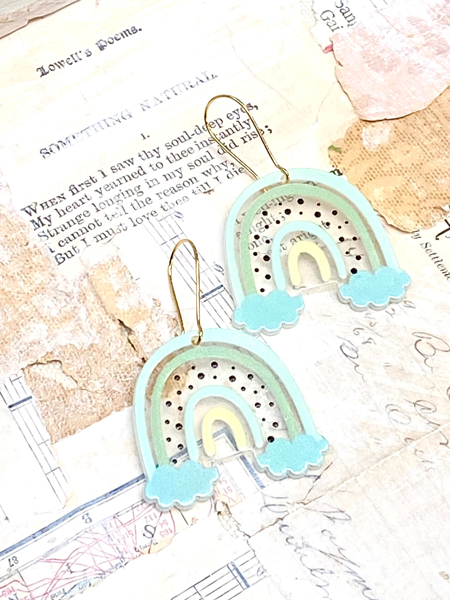Cloud Rainbow Earrings