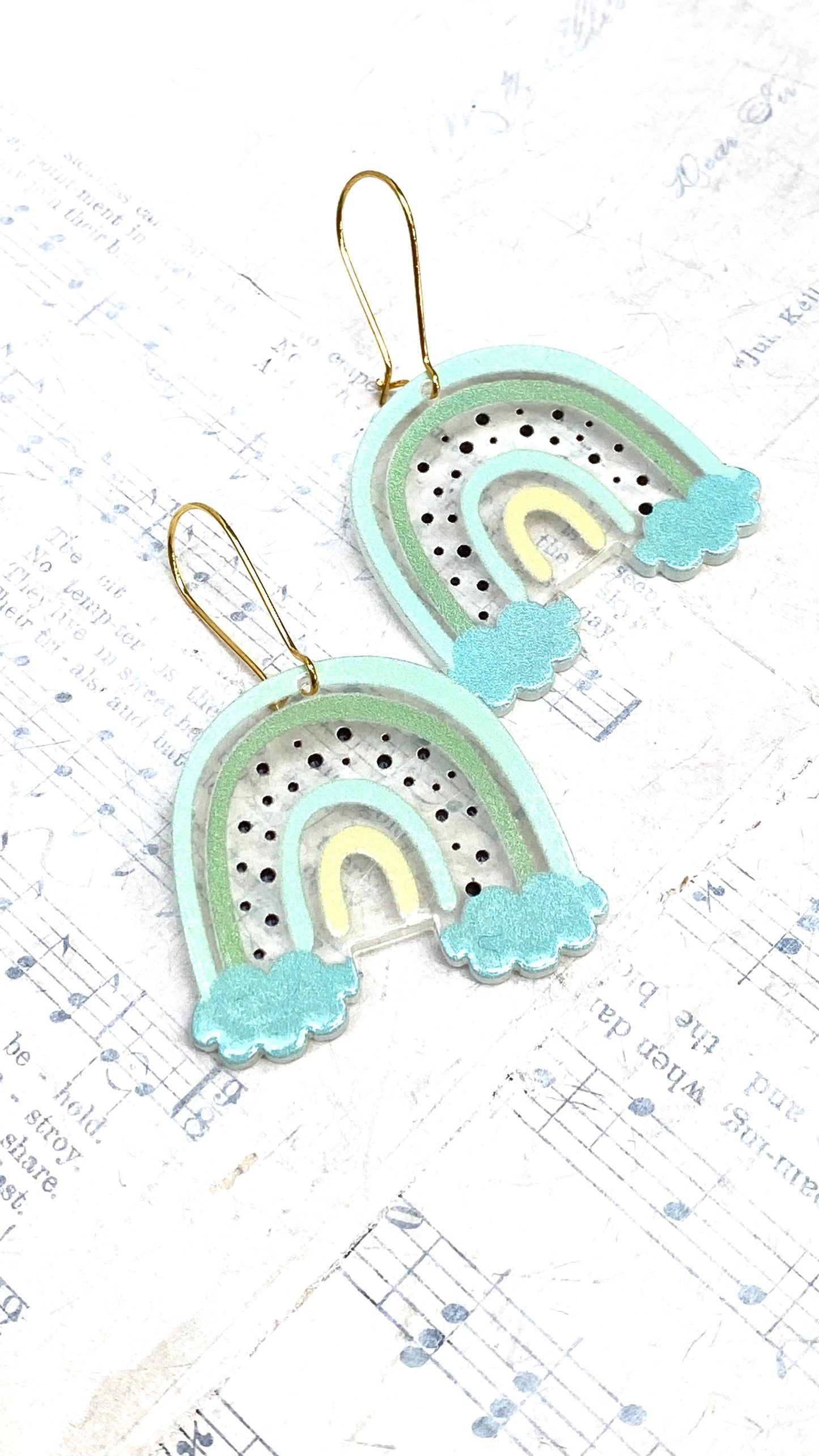 Cloud Rainbow Earrings