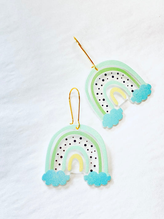 Cloud Rainbow Earrings