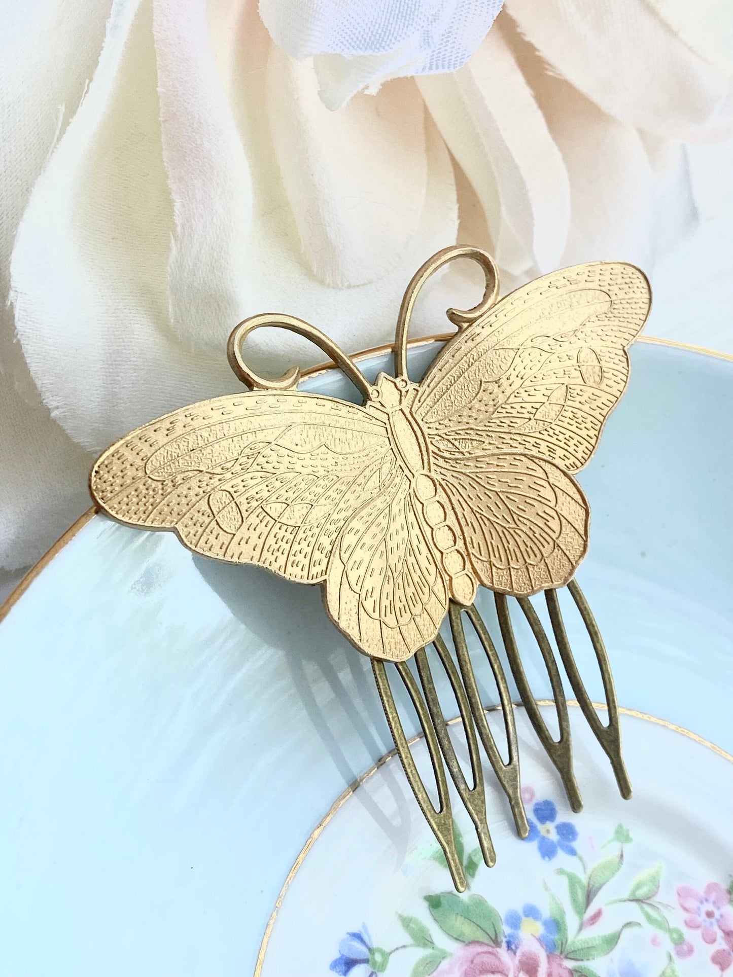 Butterfly Hair Comb Butterfly Hair Clip Woodland Wedding