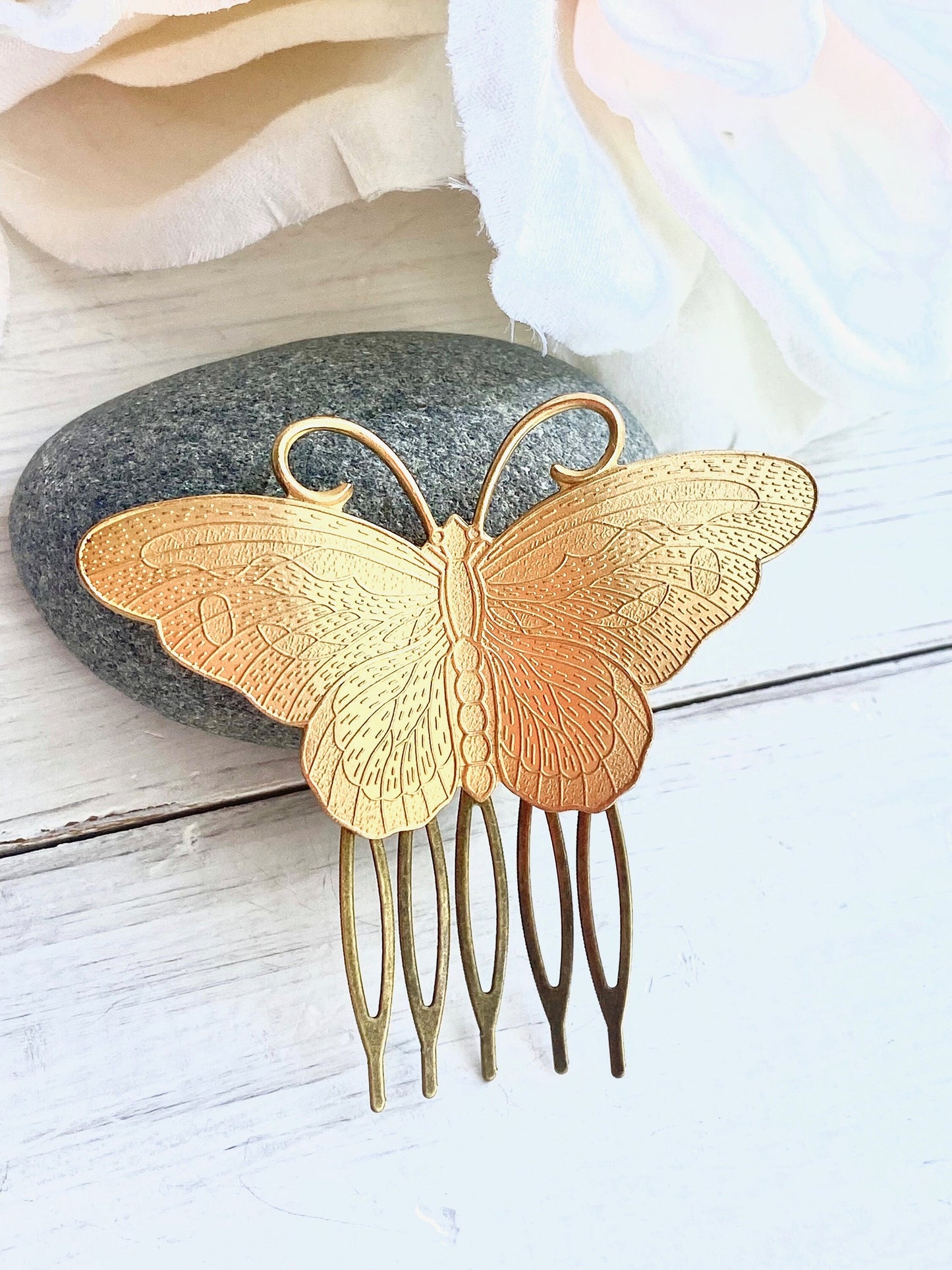 Butterfly Hair Comb Butterfly Hair Clip Woodland Wedding