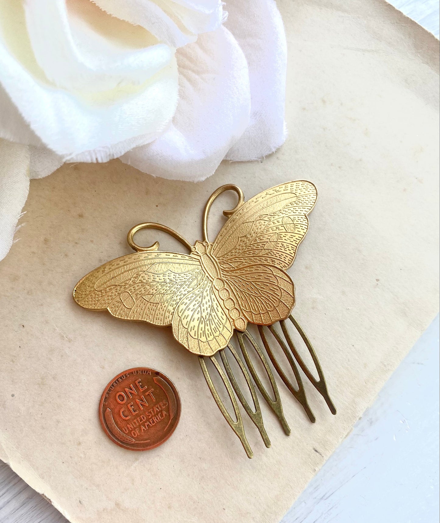 Butterfly Hair Comb Butterfly Hair Clip Woodland Wedding