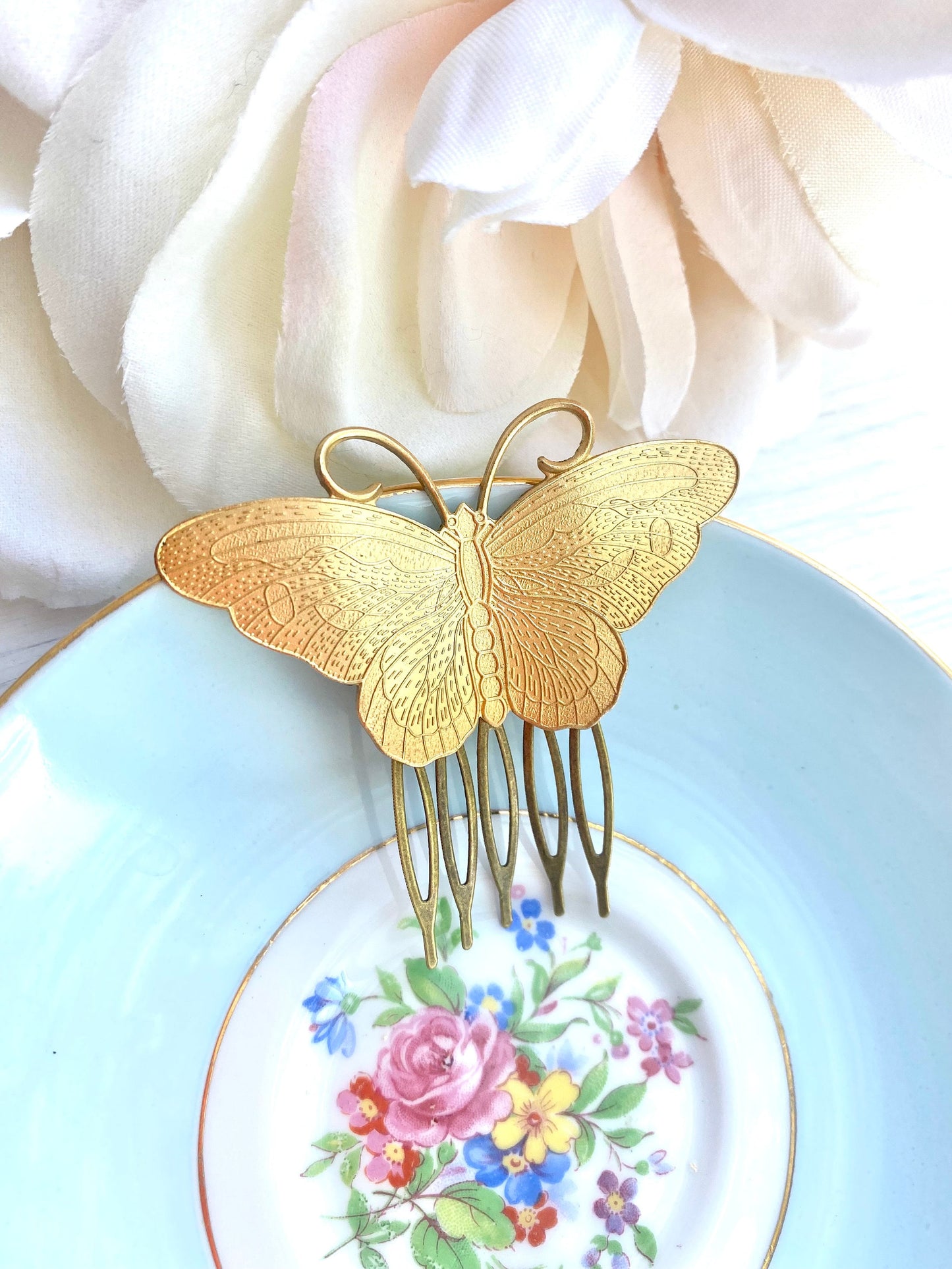 Butterfly Hair Comb Butterfly Hair Clip Woodland Wedding