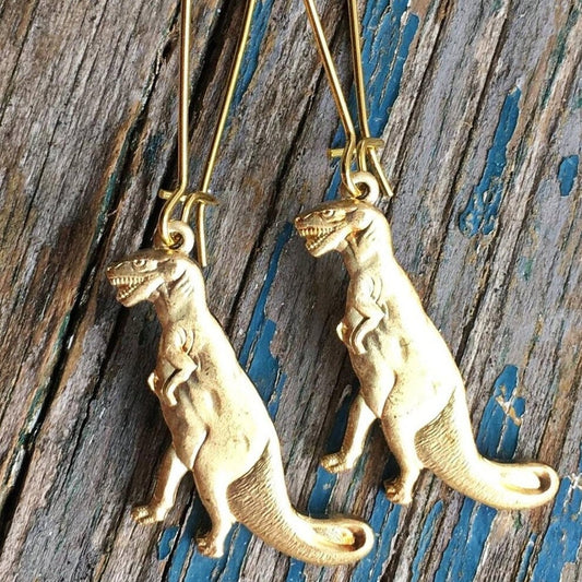 Dinosaur Earrings T-Rex Earrings Tyrannosaurus Rex Paleontologist Science